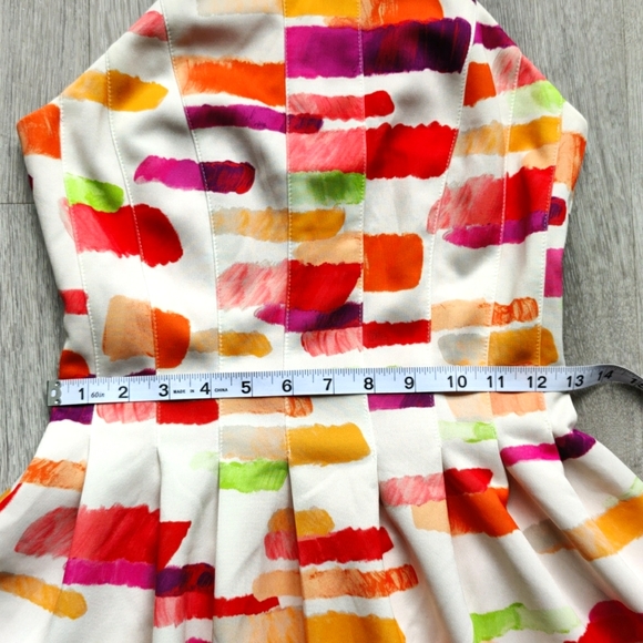 NWOT Vince Camuto Abstract Color Watercolor Dress - Picture 10 of 15